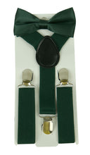 Load image into Gallery viewer, Kids Suspender &amp; Bow Tie Sets for Boys Girls Children Elastic &amp; Adjustable
