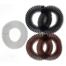 Load image into Gallery viewer, 10 pcs set Hair Comb Headbands Stretch Flexible Plastic Circle
