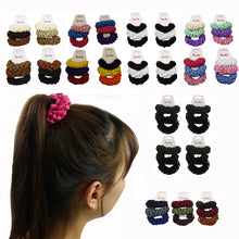 Load image into Gallery viewer, 12 PCS Shoelace Elastic Hair Ties Bands Rope Ponytail Scrunchies Hair Holder Bangle Bracelet

